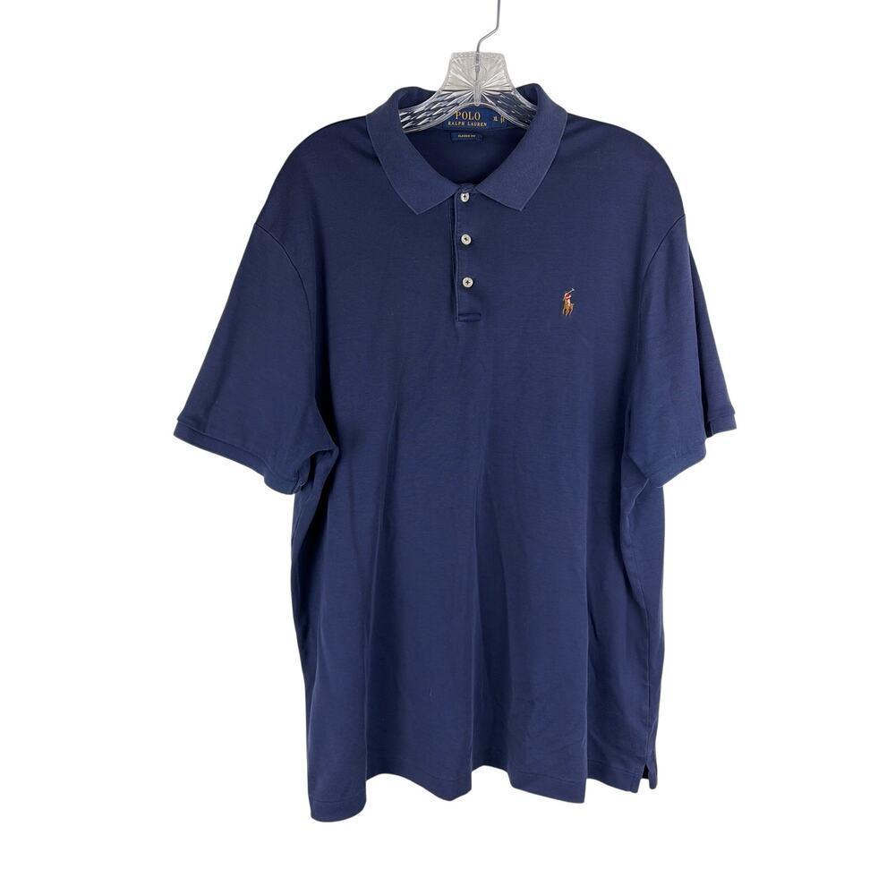 Polo Ralph Lauren Mens Soft Touch Polo Shirt Size‎ XL Classic Fit Blue